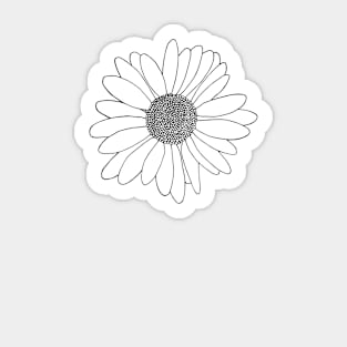 Daisy Stripe Sticker